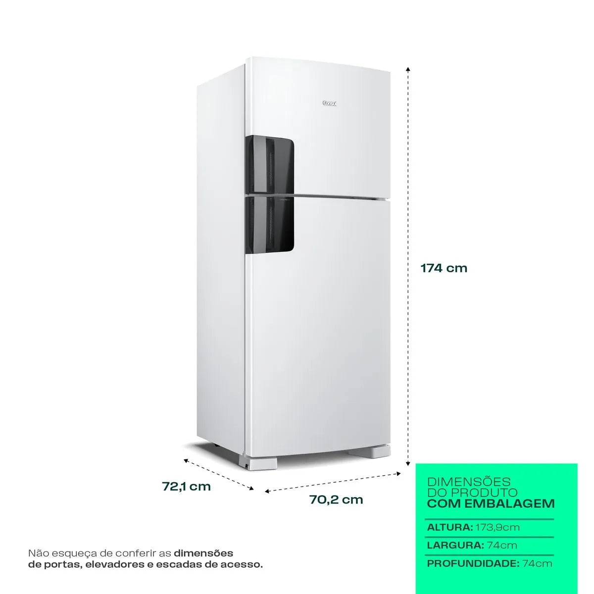 Geladeira Frost Free Duplex 410 Litros CRM50LB Consul