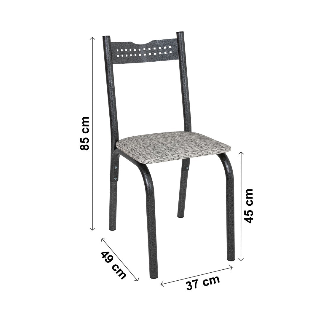 Conjunto de 2 Cadeiras Tubular Ciplafe