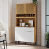 Cozinha Compacta 4 Portas 1 Gaveta Moscato Ronipa