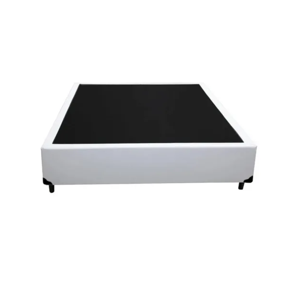 Base Para Cama Box Casal Universal 138x30cm Corino Baflex - BRANCO