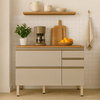 Balcão de Cozinha 1 Porta 4 Gaveta 120cm MDF Proença Demobile