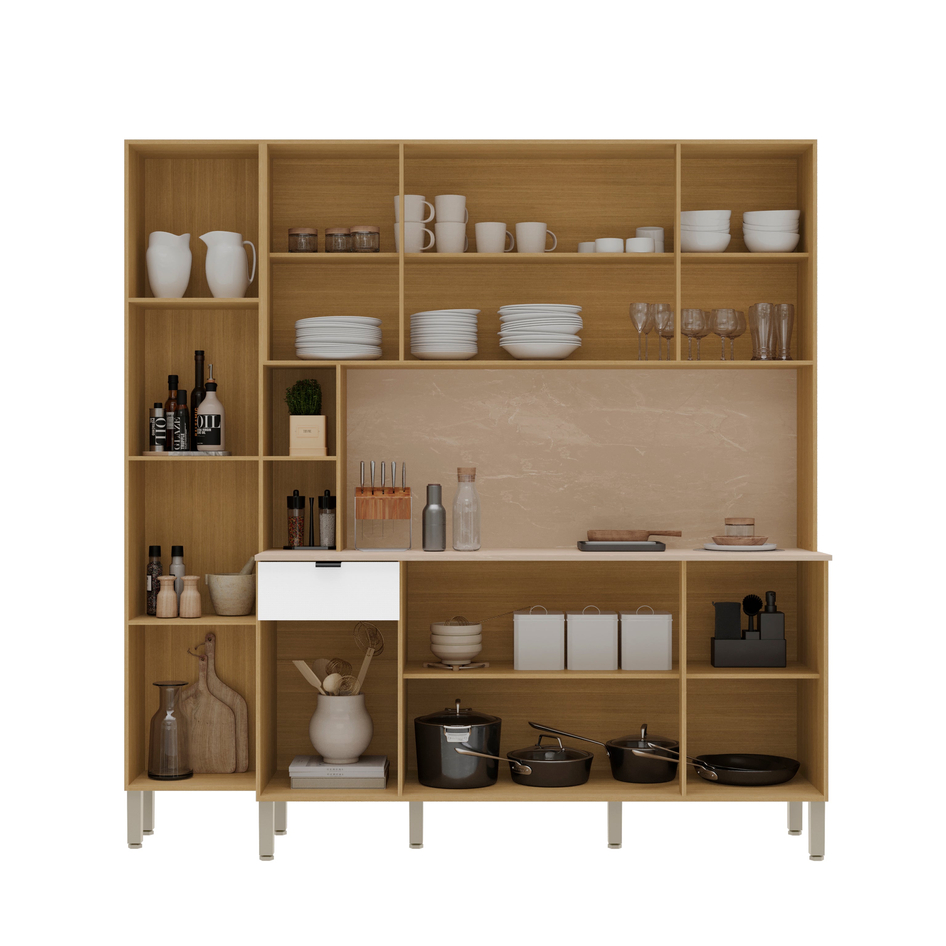 Cozinha Compacta 9 Portas 1 Gaveta Pulse Kits Paraná