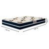 Colchão Casal Espuma D28 138x188x30 Ortopédico Ortomax Bacetto