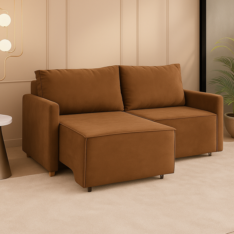 Sofá Retrátil 03 Lugares Monza Marquês Estofados