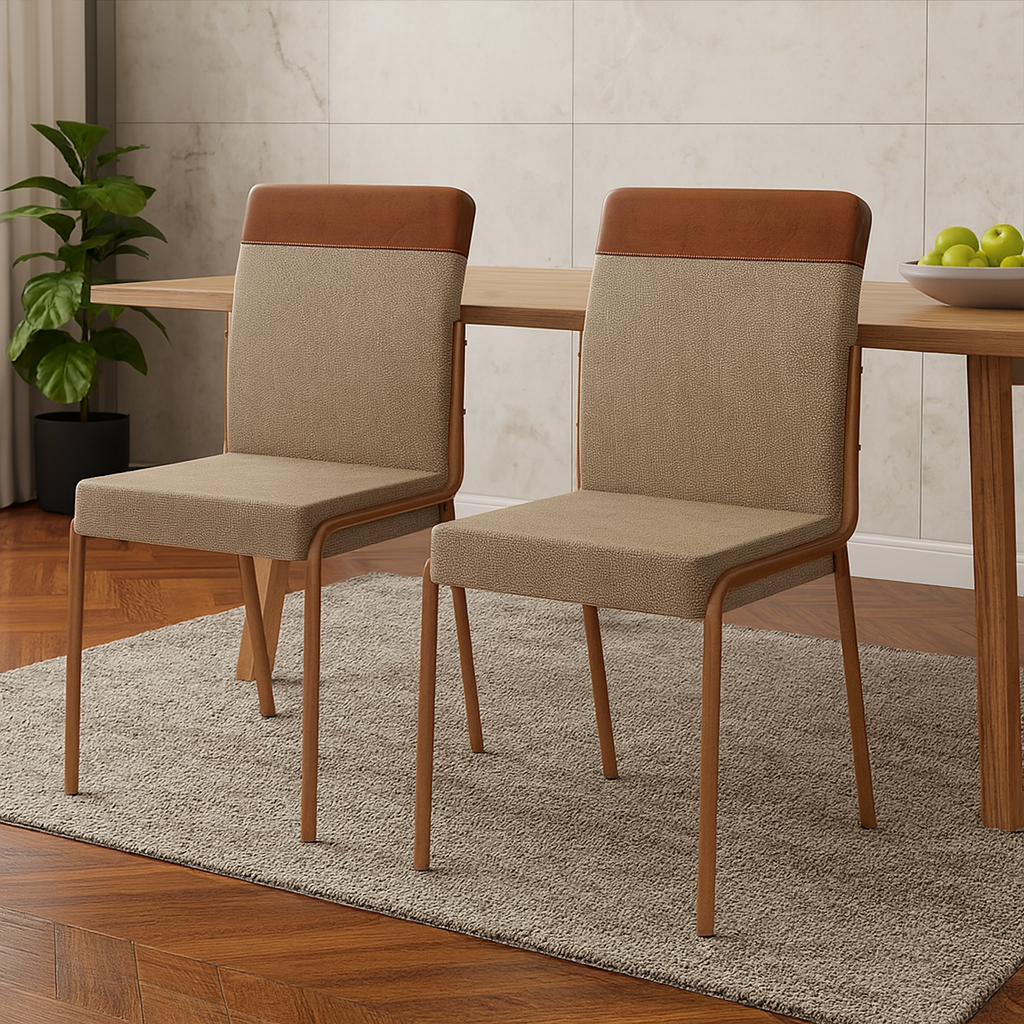 Conjunto 2 Cadeiras 1739 Duo  Carraro - ROSE
