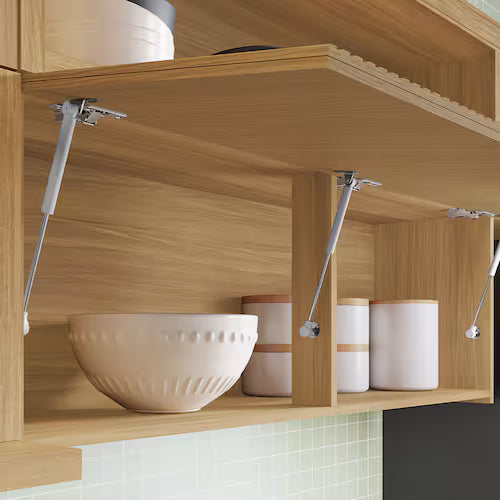 Armario Aereo 1 Porta Basculante Ripado 120 CM MDF Marquesa Nesher