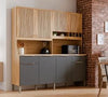 Cozinha Compacta 8 Portas 2 Gavetas Concord Ronipa