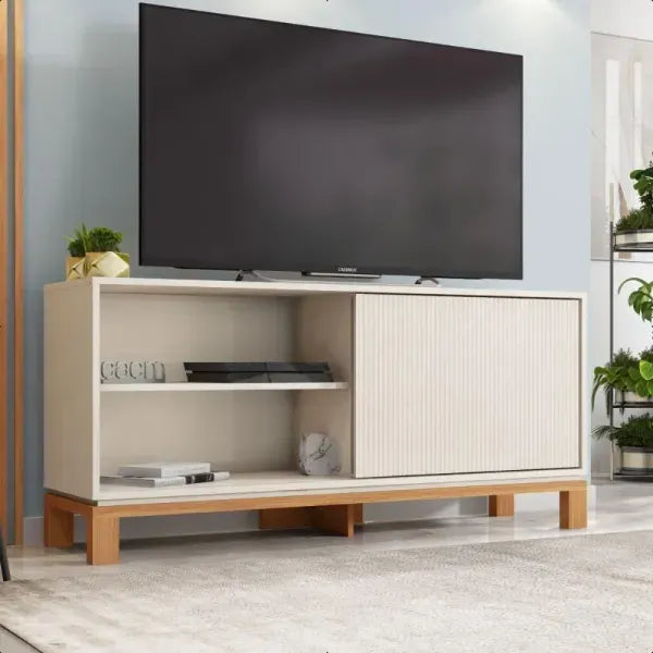Bancada Para  Tv Até 45 Polegadas Mondrian Caemmun - FREIJO/OFF
