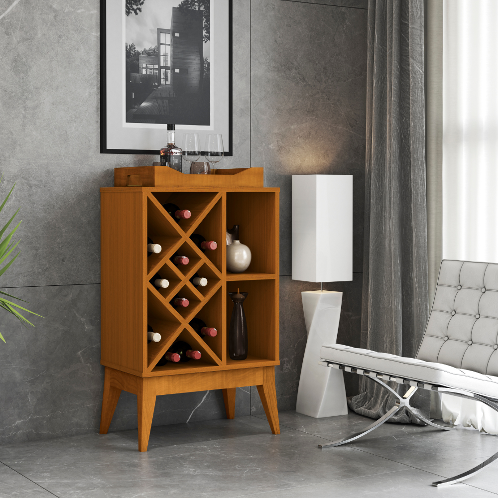Bar Adega 50cm Bali Edn Móveis - CEDRO