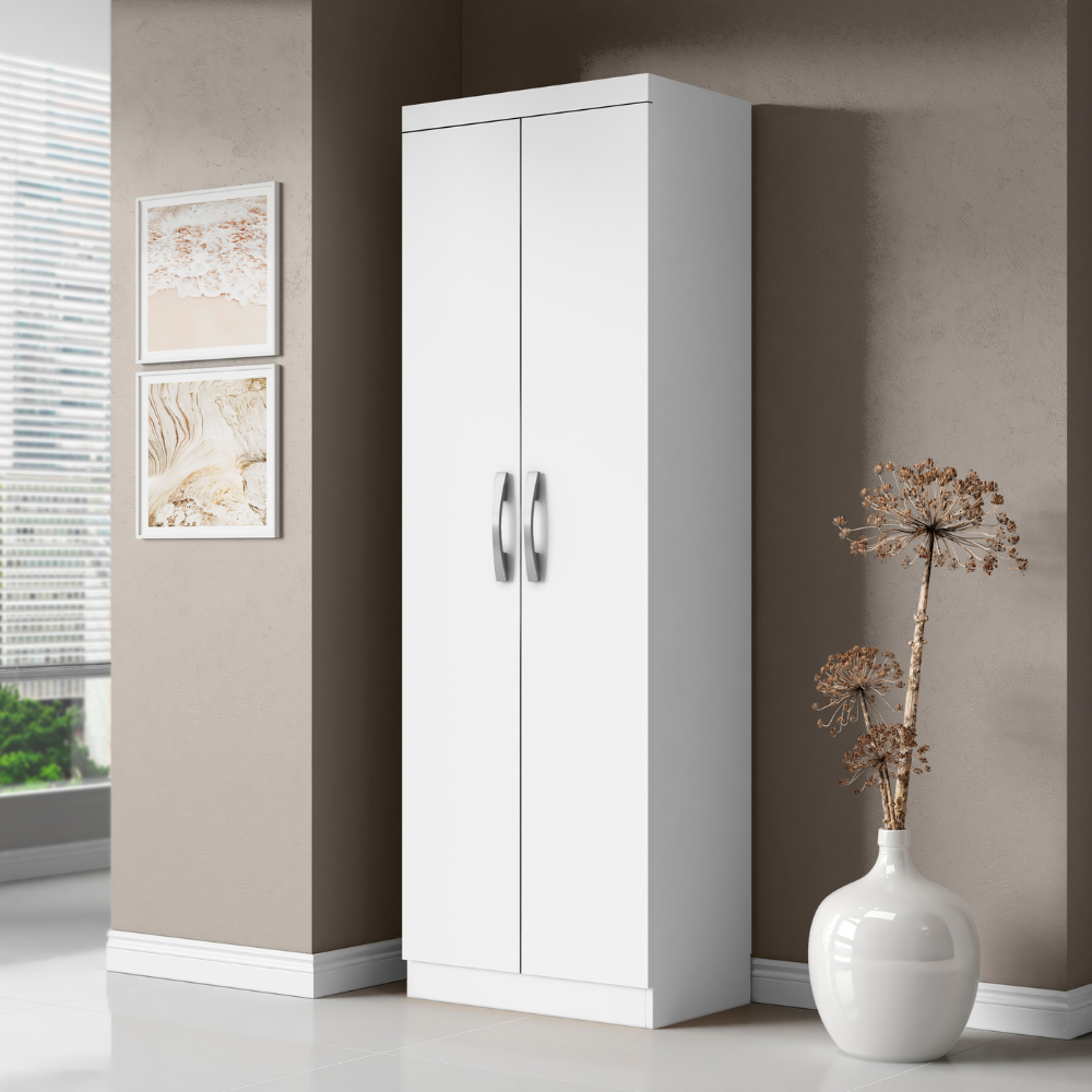 Armário Multiuso New 2 Portas Aramóveis - BRANCO