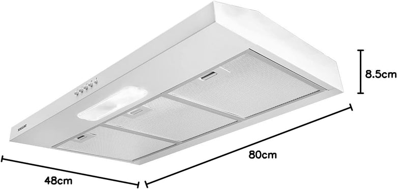 Depurador e Exaustor de ar Slim 80 Cm Suggar
