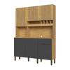 Cozinha Compacta 6 Portas 1 Gaveta Moscato Ronipa