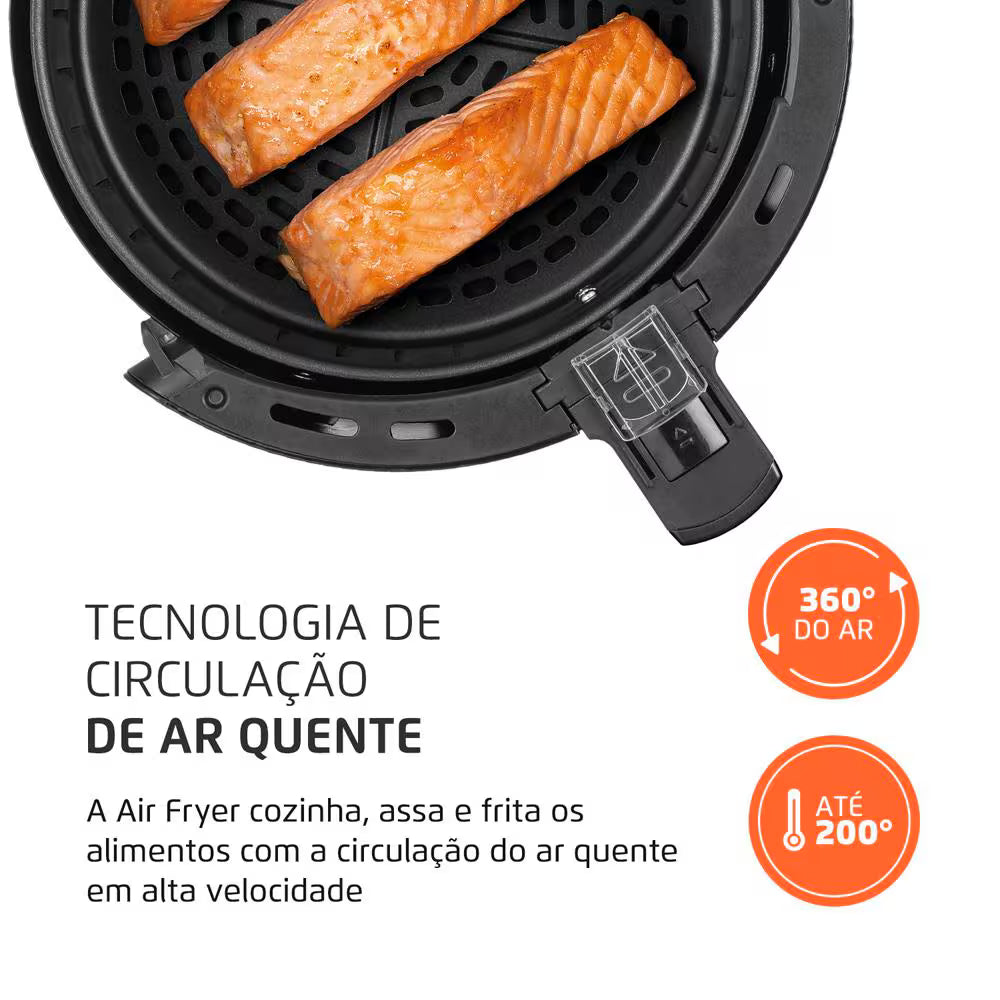 Fritadeira Elétrica Air Fryer Mondial 3,5 Litros AF35-BF