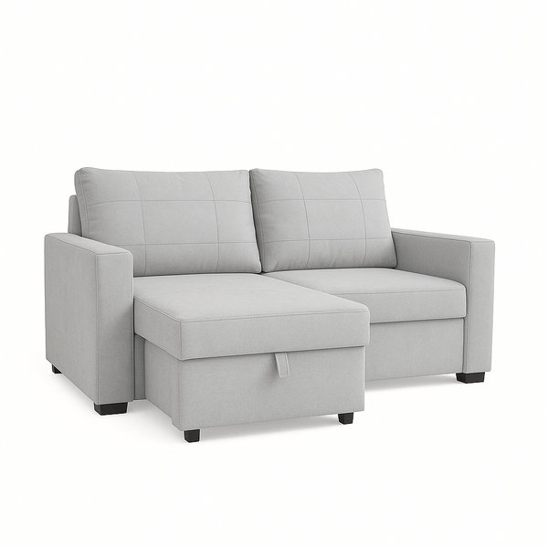 Sofá Retrátil 02 Lugares 160cm Vitória Bacetto - CINZA