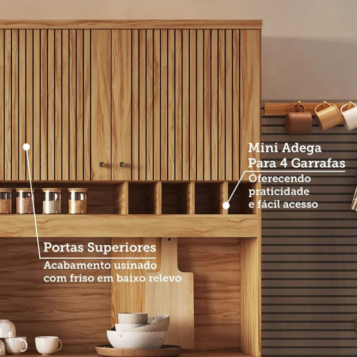 Cozinha Compacta 8 Portas 2 Gavetas Concord Ronipa