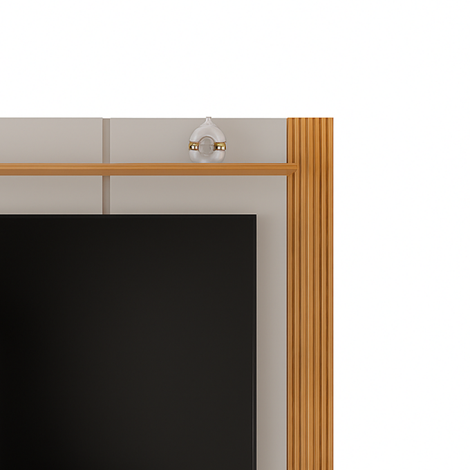 Painel para TV até 75" Ripado 180cm Helo DJ Móveis