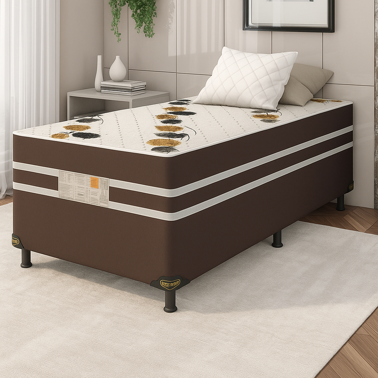 Cama Box Solteiro Conjugada 88x53  Confort Max  Bacetto