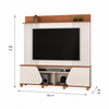 Home para TVs de até 70" Polegadas 180cm Chanfrado Henry Dj Móveis