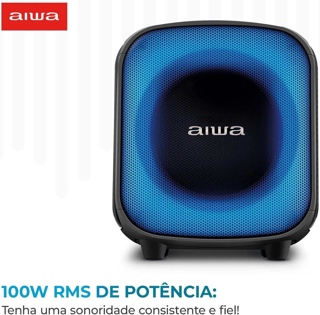 Caixa De Som PartyBox AIWA PB-07 Bluetooth