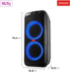 Caixa de Som PartyBox AIWA PB-01 BT 15H RGB USB TWS Preto