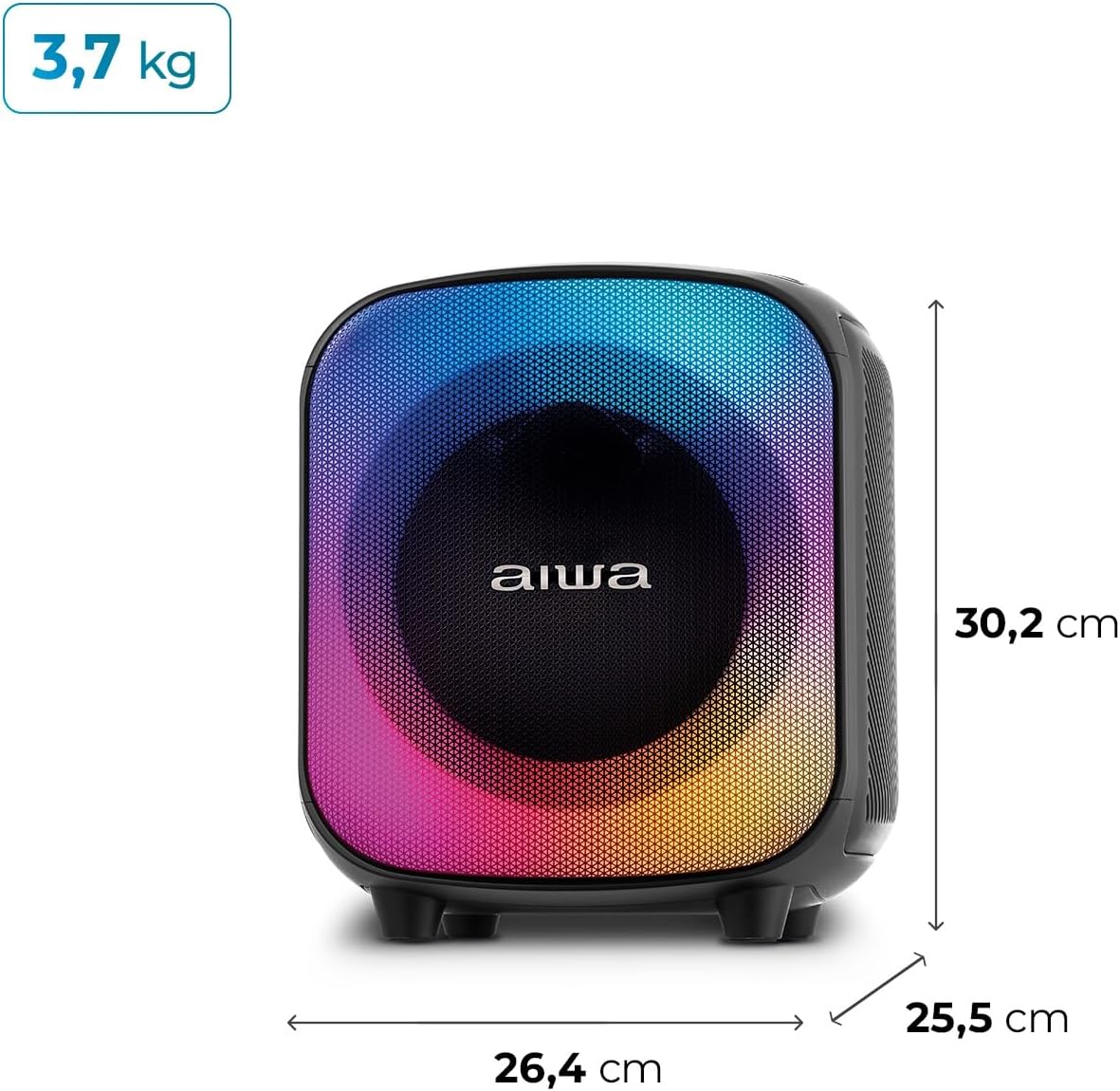 Caixa De Som PartyBox AIWA PB-07 Bluetooth