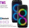 Caixa de Som PartyBox AIWA PB-01 BT 15H RGB USB TWS Preto