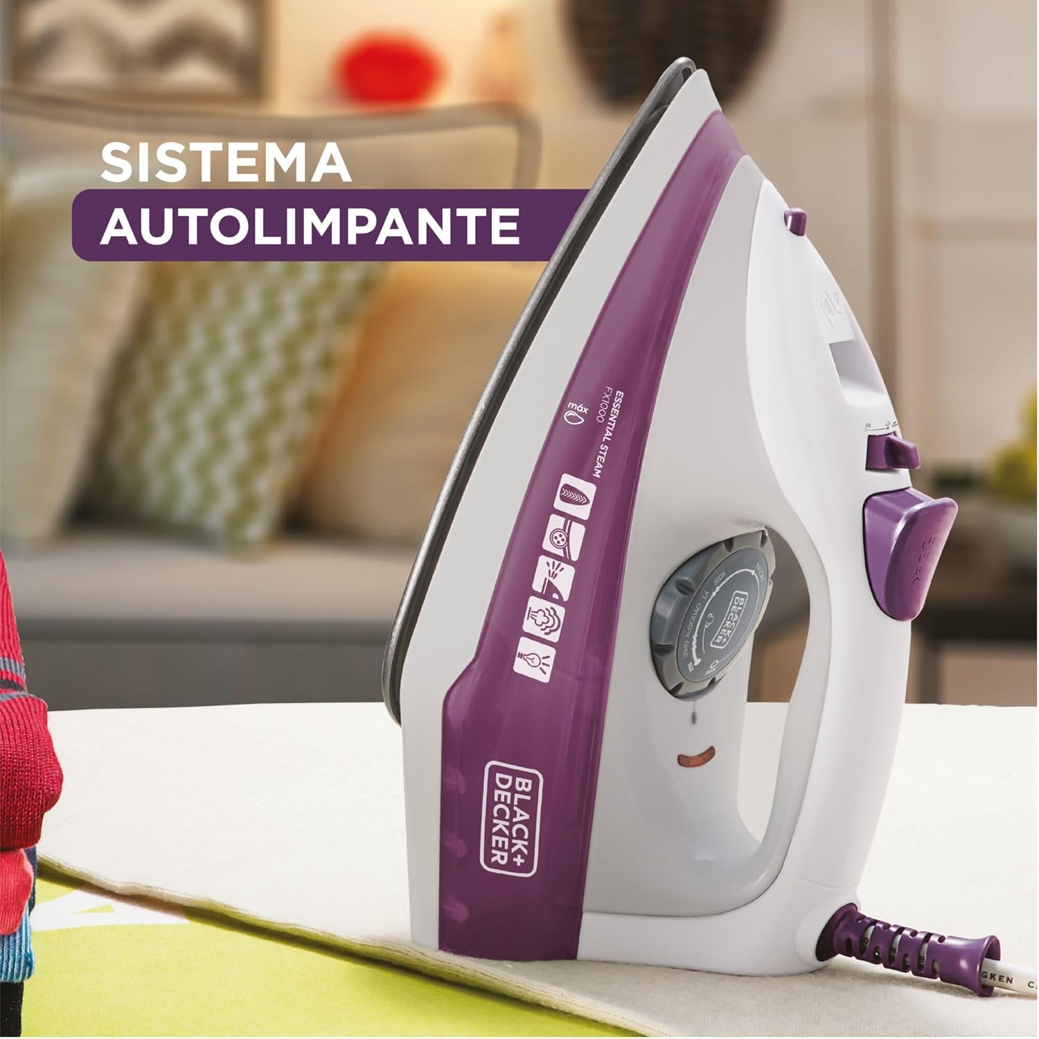 Ferro de Passar a Vapor FX1000 Black & Decker