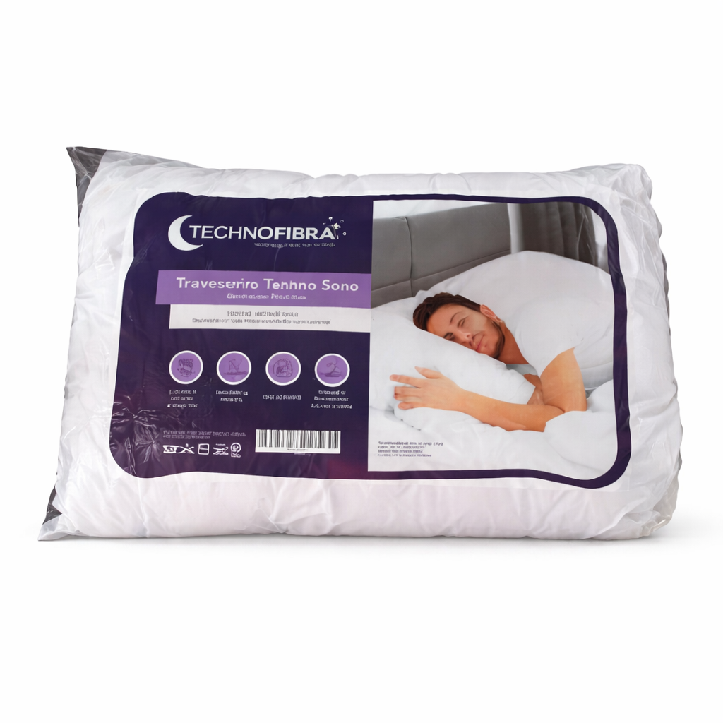 Travesseiro 50X70cm Fibra Technosono Technofibras - BRANCO