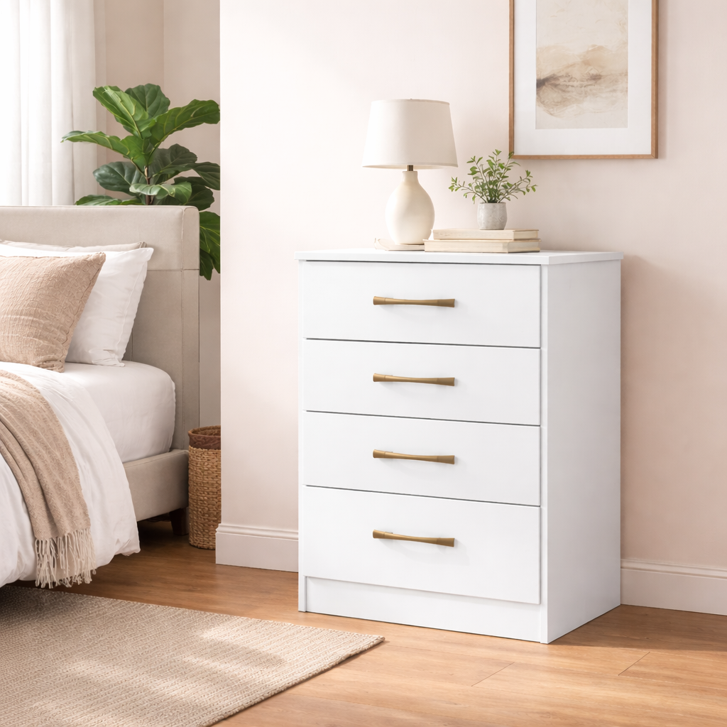 Cômoda 4 Gavetas MS913 Moval - BRANCO