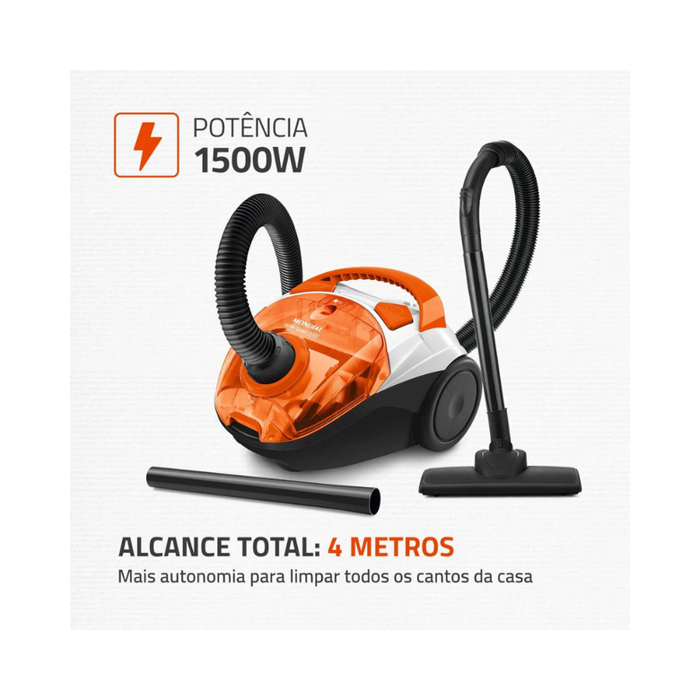 Aspirador de Pó Mondial Turbo Hepa AP-15