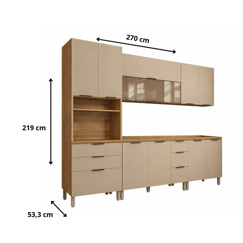 Cozinha Completa 3 Peças Viv Aluminum Kits Paraná