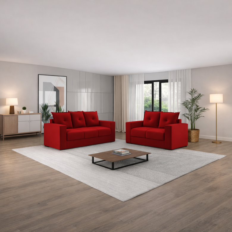 Conjunto de Sofá 3x2 Lugares Santa Catarina Bacetto