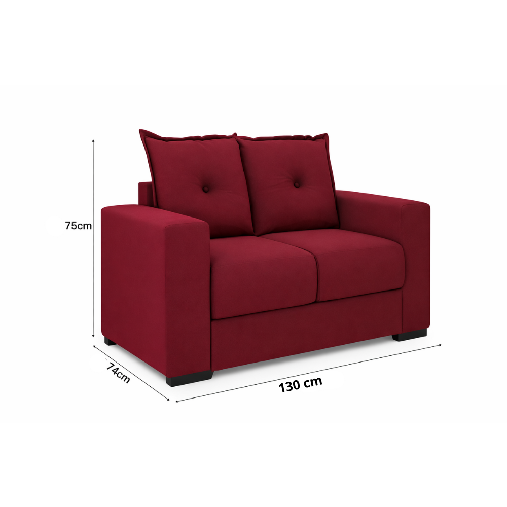 Conjunto de Sofá 3x2 Lugares Santa Catarina Bacetto