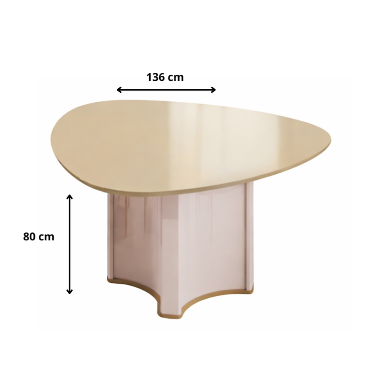 Mesa De Jantar Chanel 6 Lugares Dj Móveis