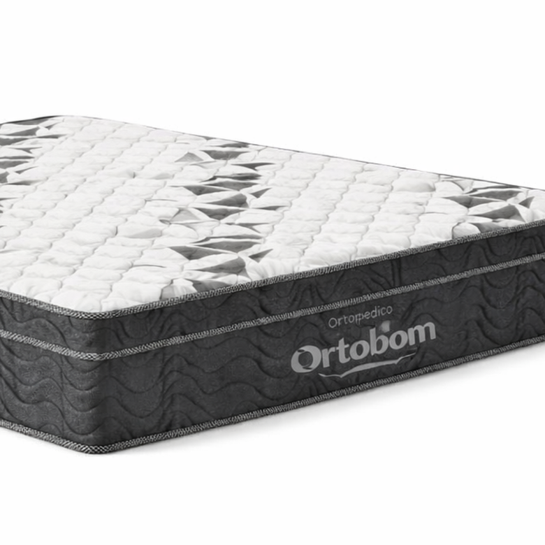 Cama Box Casal Airtech D33 (Colchão + Base) 138x188 Ortobom