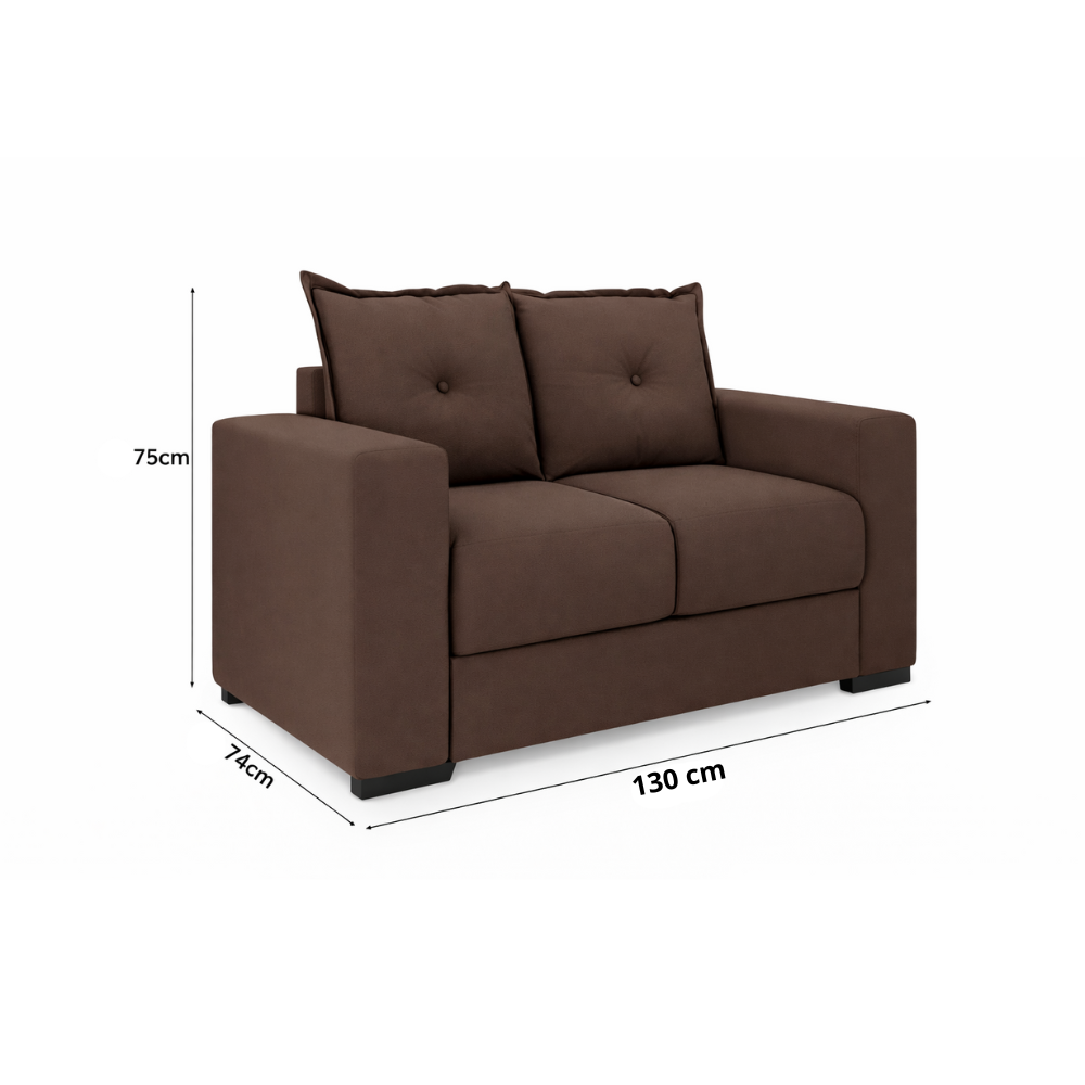 Conjunto de Sofá 3x2 Lugares Santa Catarina Bacetto