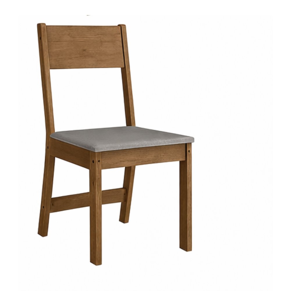 Kit 4 Cadeiras Estofadas Karla Indekes