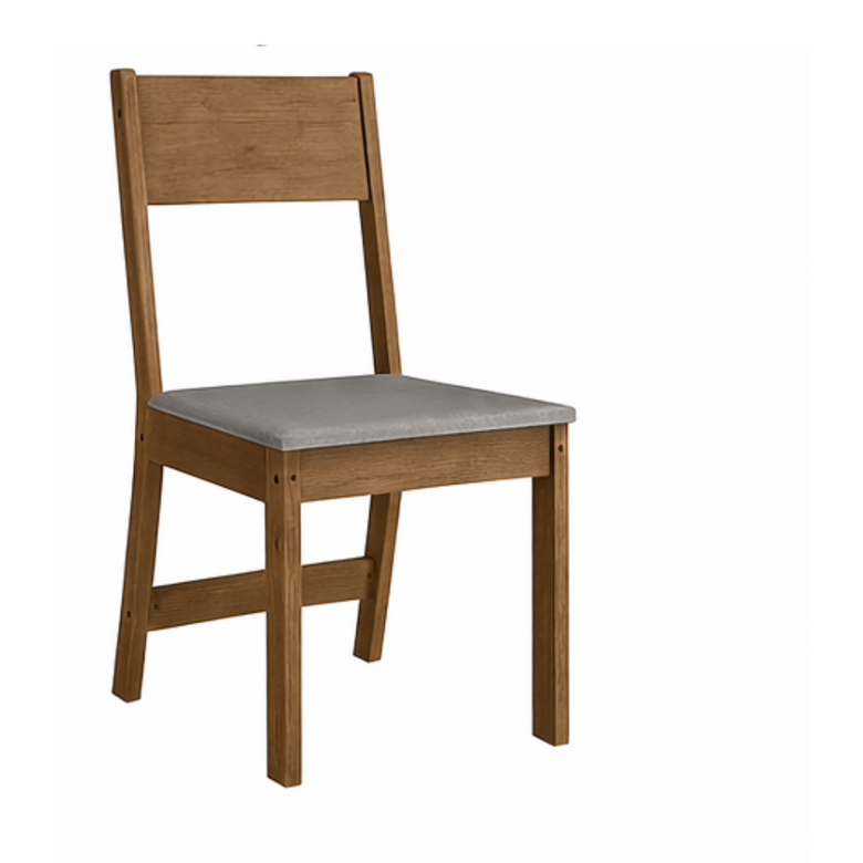 Kit 4 Cadeiras Estofadas Karla Indekes