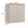 Cozinha Modulada 3 Peças 6 Portas Allure Linea