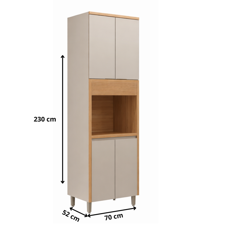 Torre Simples Allure 4 Portas 70 cm Linea