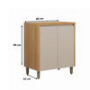 Balcão 2 Portas Allure Com Tampo 80cm Linea