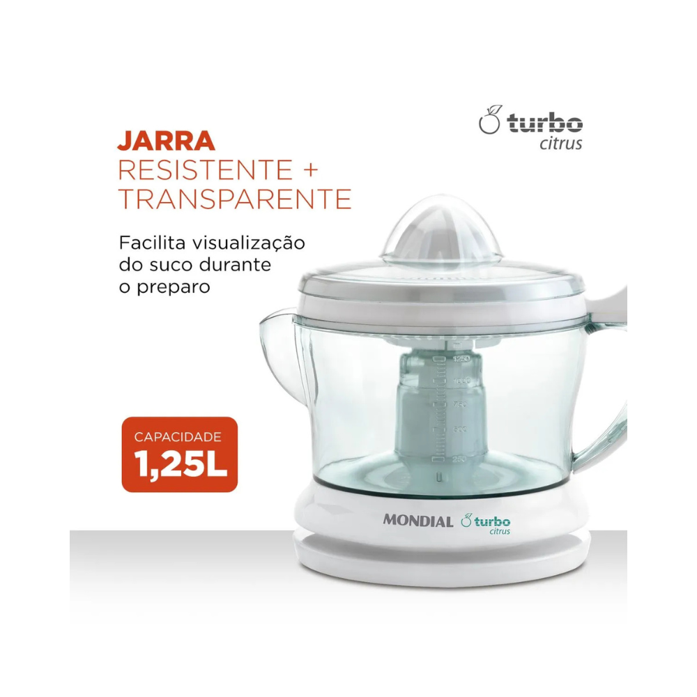 Espremedor Mondial Turbo Citrus E-01