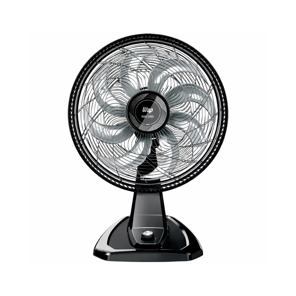 Ventilador 50 cm 8 Pás Mesa e Parede 2 em 1 WAP Flow Turbo - PRETO/CINZA