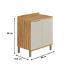 Balcão 2 Portas 80 Cm MDF Sauvignon Rionipa