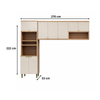 Cozinha Modulada Selene 8 Portas Linea