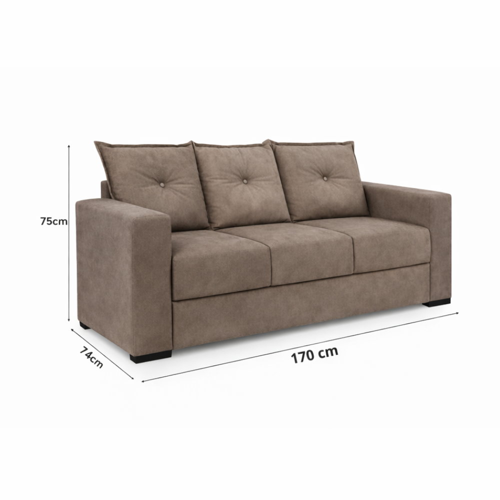 Conjunto de Sofá 3x2 Lugares Santa Catarina Bacetto