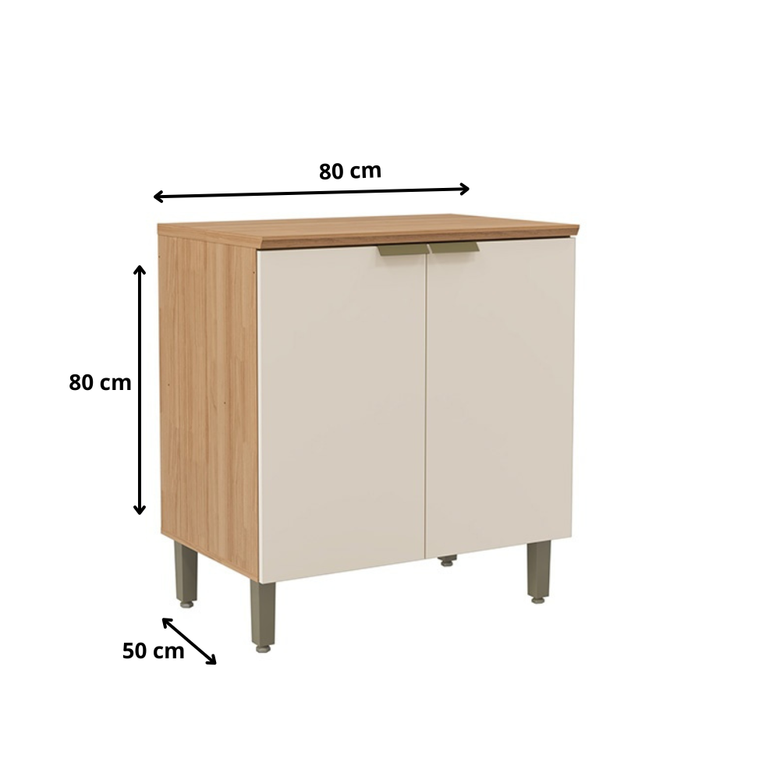 Balcão 2 Portas 80 cm Selene Linea
