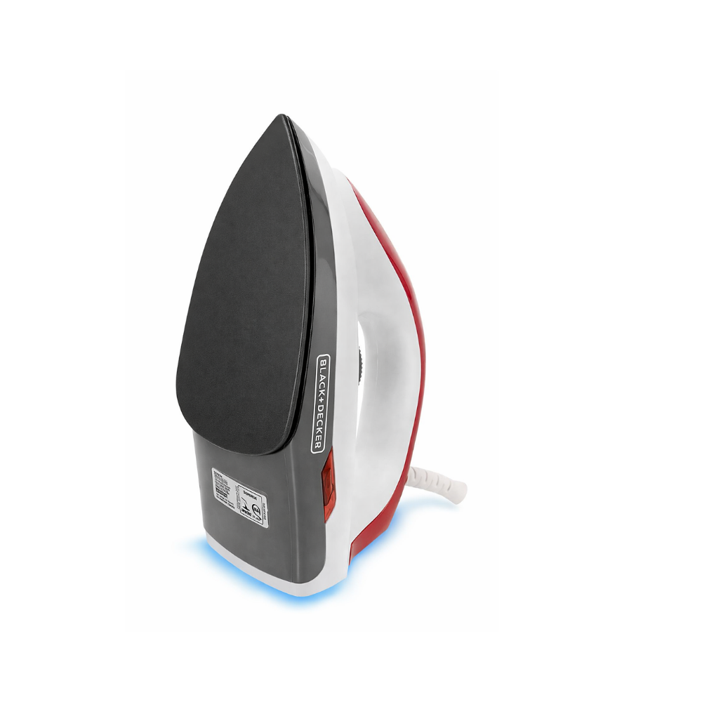 Ferro de Passar a Seco F300 Black & Decker - BRANCO/VERMELHO