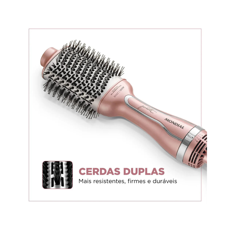 Escova Secadora By Juliette Mondial Golden Rose ES-JU-01