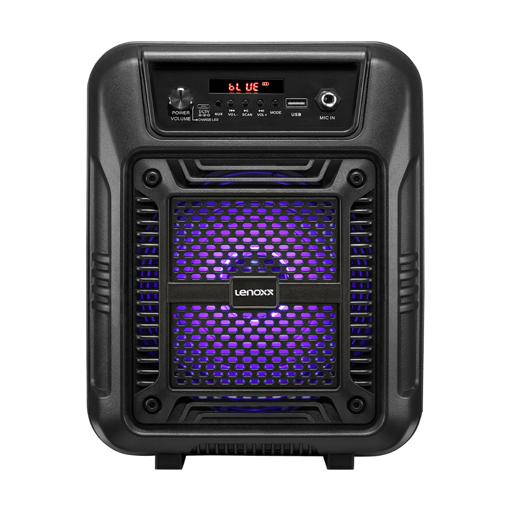 Caixa de Som  CA60 80W Lenoxx - PRETO